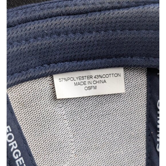 Simms Fishing Products Patch Trucker Mesh Snapback Cap Hat Navy Blue Red White - Picture 6 of 6